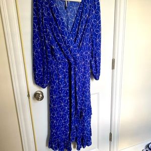 Plenty by Tracey Reese Blue and White dress